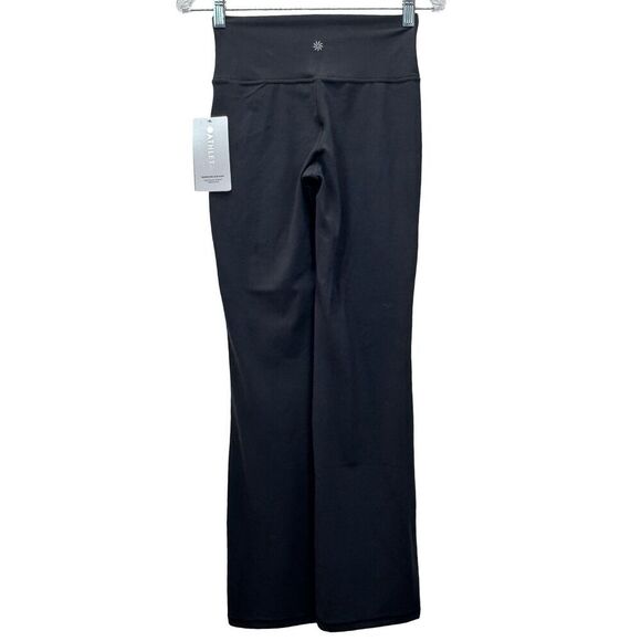 Athleta Transcend Slim Pant Womens size M 32" Nylon Stretch Black - Picture 2 of 11